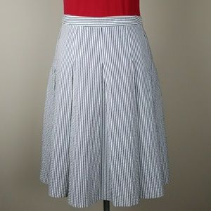 J. Crew pleated drop waist skirt. With pockets.